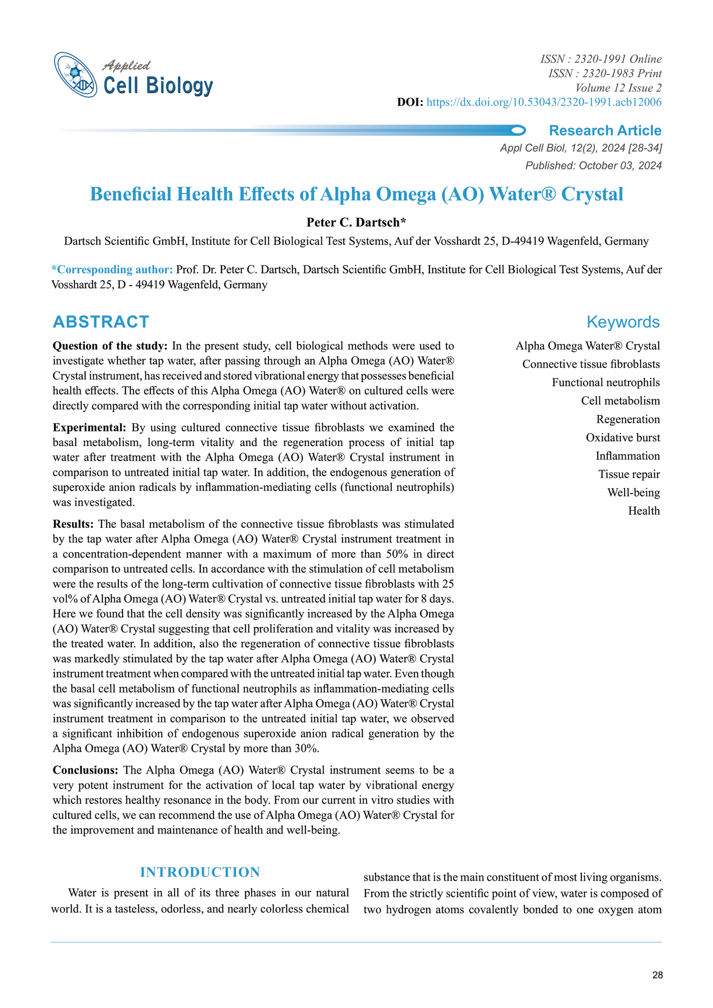 Applied Cell Biology