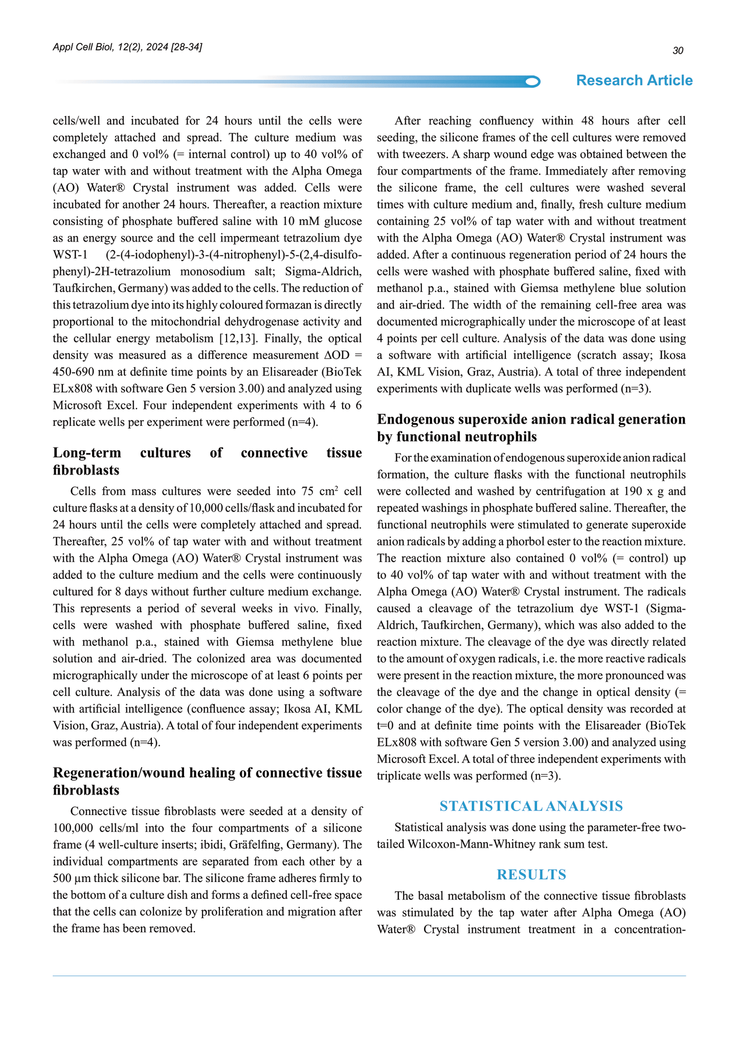 Applied Cell Biology