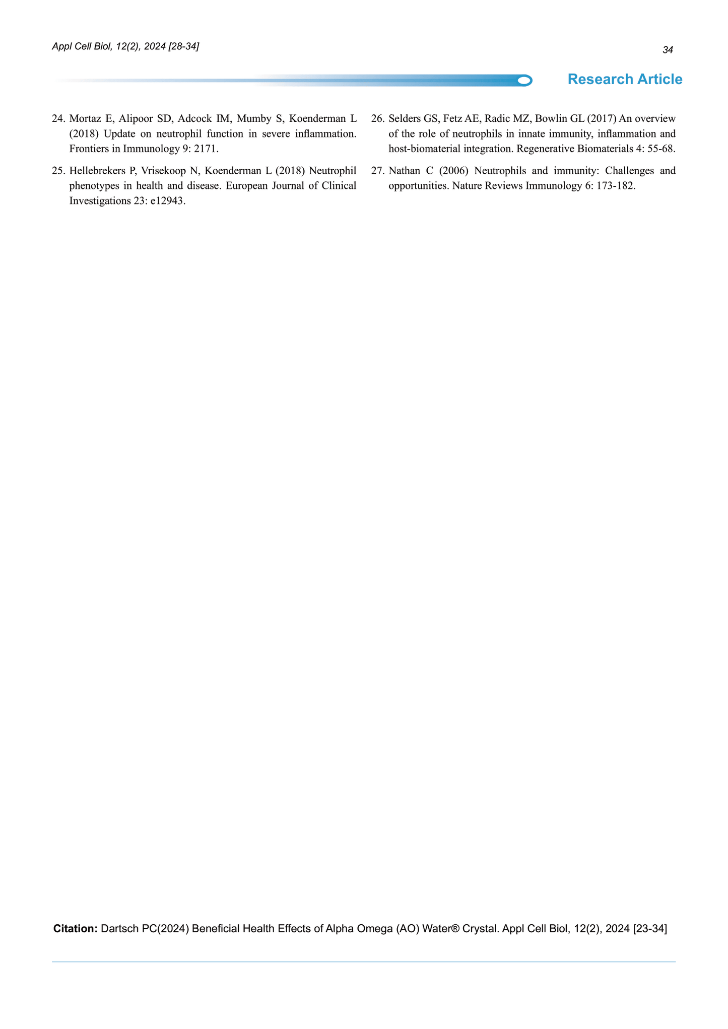Applied Cell Biology